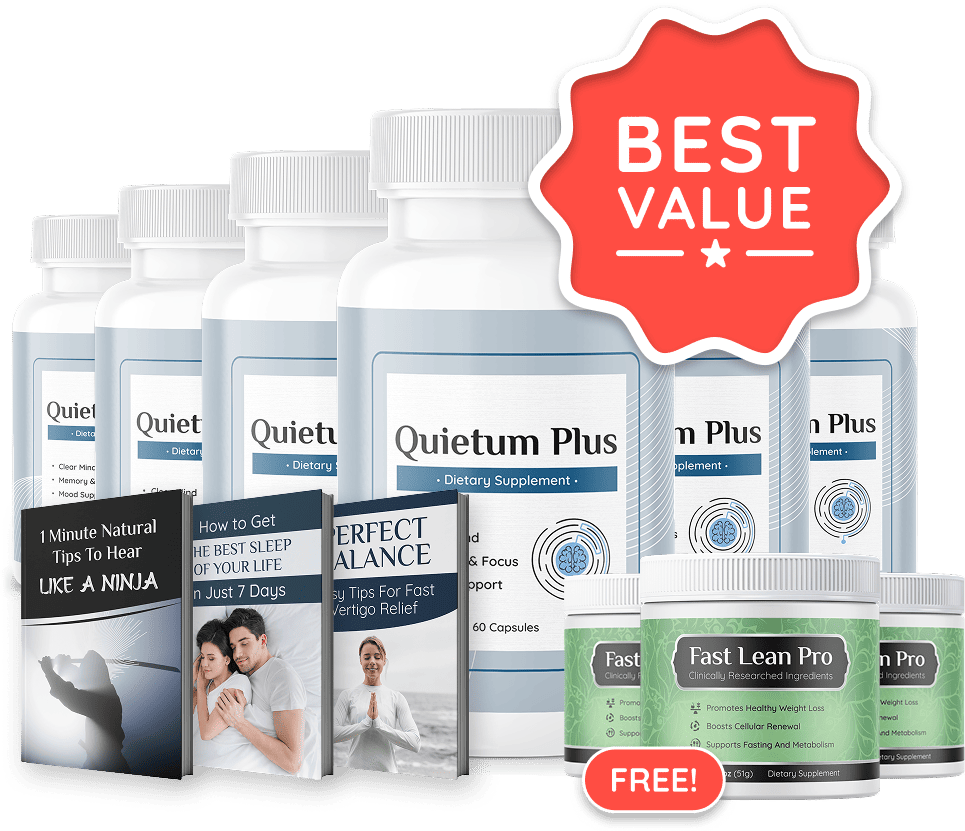 Quietum Plus Supplement - 6 Bottle Package